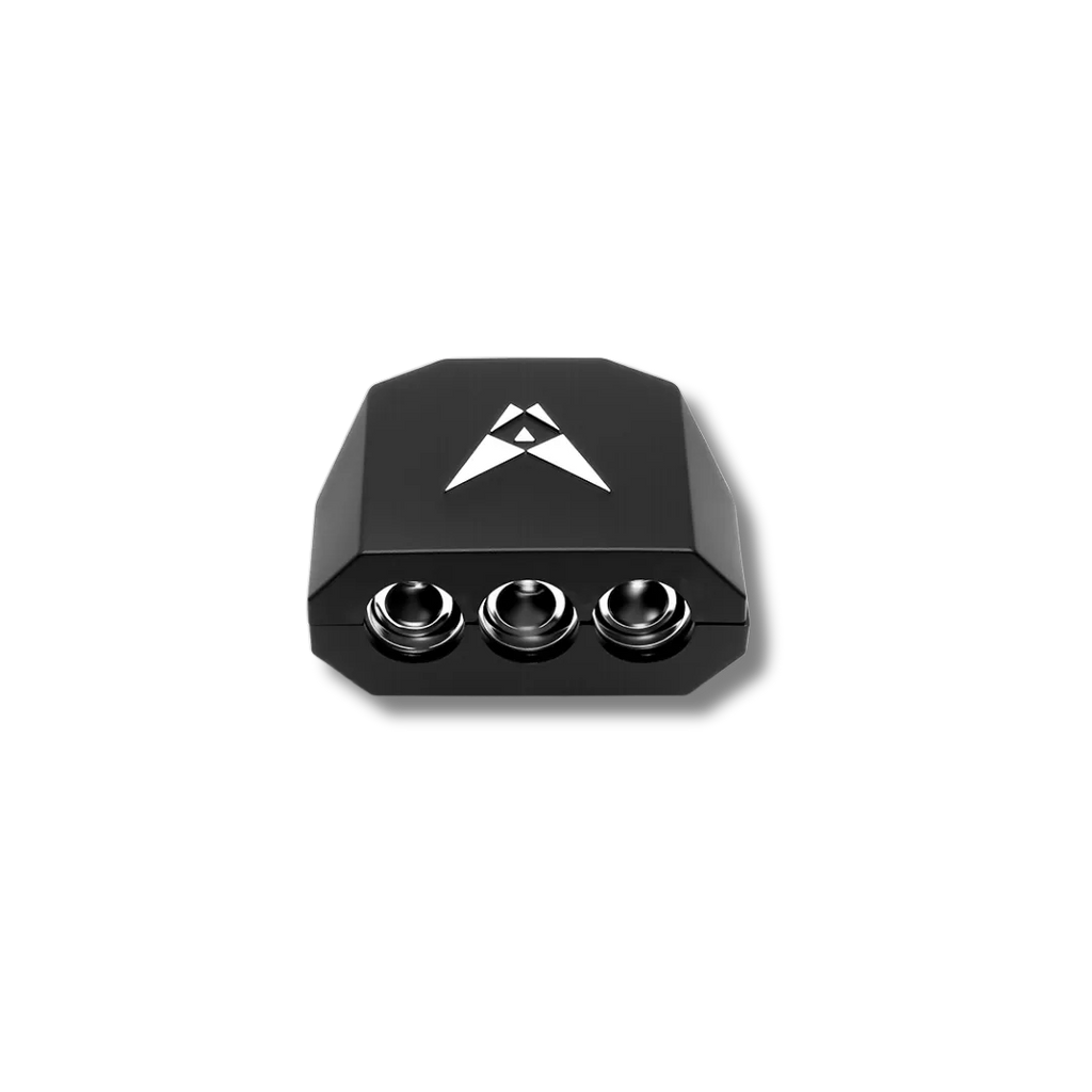 Cicada Audio CHDDB13x2 — Low Profile 2 AWG to 4 AWG Distribution Block (2 Pack)