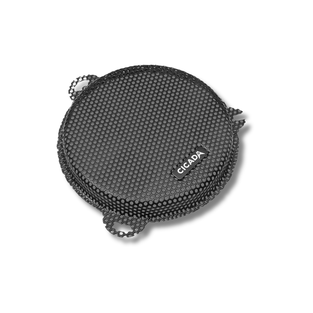 Cicada Audio CHDSGG 6.5″ Replacement Round Speaker Grilles for 2014–2023 Harley Batwing Touring – Street Glide, Electra Glide, Ultra Limited (Pair)