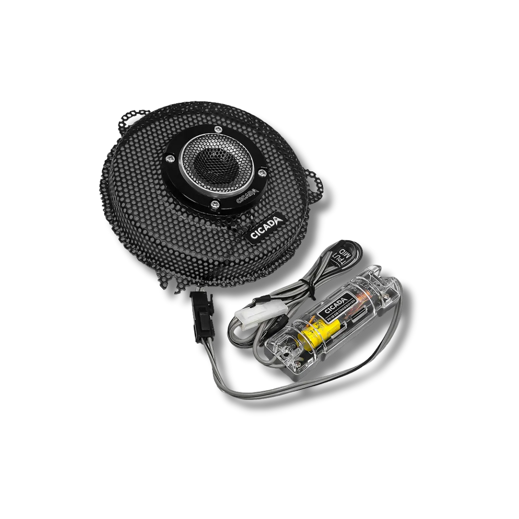Cicada Audio CHDSGGTK Street Glide Batwing Grilles with RR075T Tweeters (2014–2023)