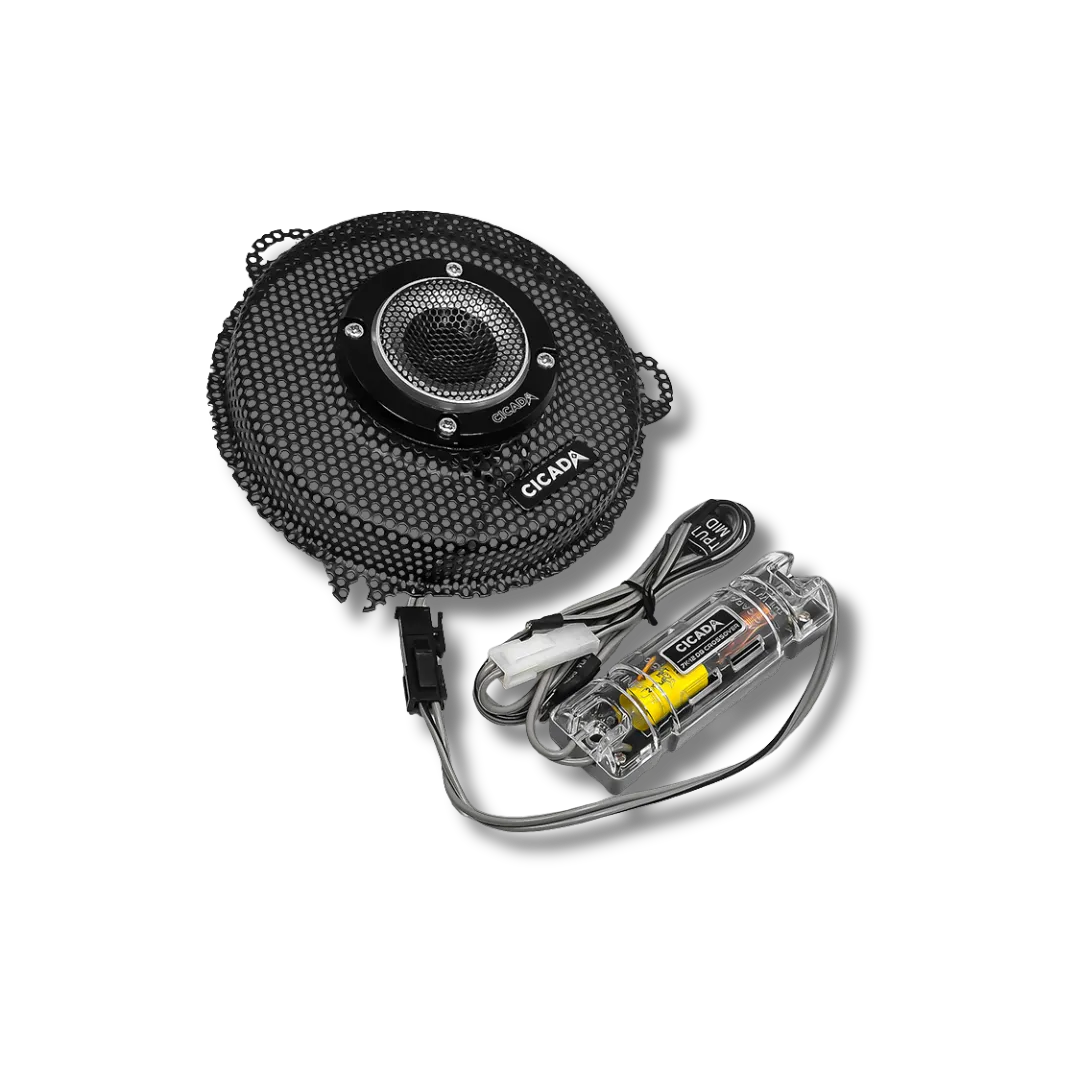 Cicada Audio CHDSGGTK Street Glide Batwing Grilles with RR075T Tweeters (2014–2023)