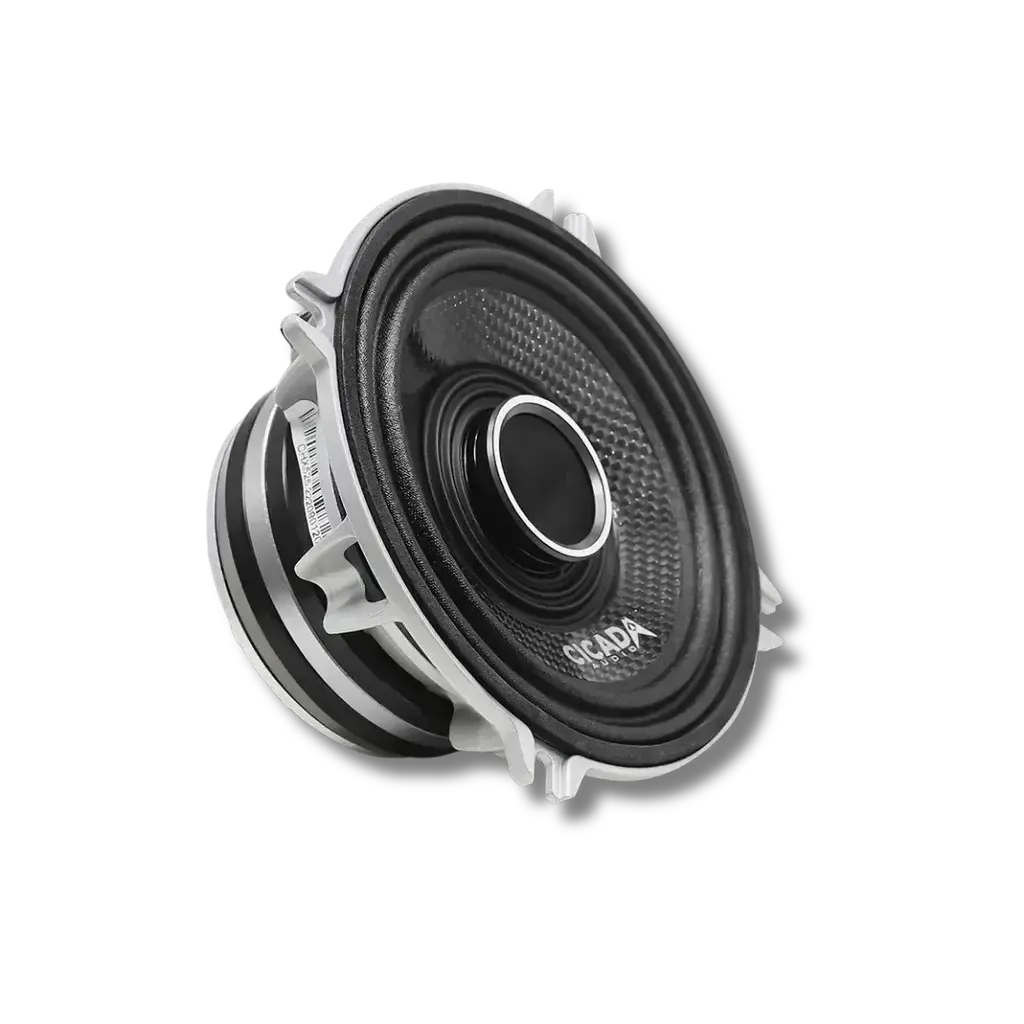 Cicada Audio CHX525.2 — 5.25" Pro Coaxial Horn Motorcycle Speakers (2Ω, Carbon Matrix Composite)