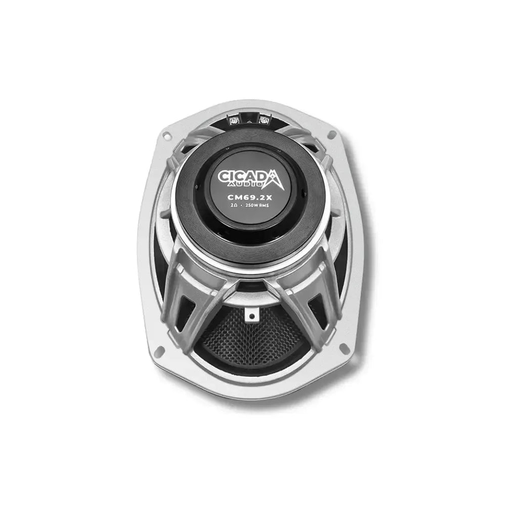 Cicada Audio CM69.2X — 6x9" Carbon Matrix Mid-Bass Motorcycle Speakers (2Ω)