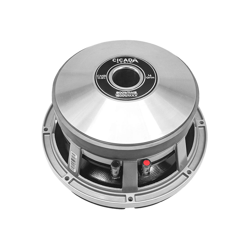 Cicada Audio CMB10.S4 — 10" High-Power Motorcycle Mid-Bass Driver (4Ω, 800W RMS)