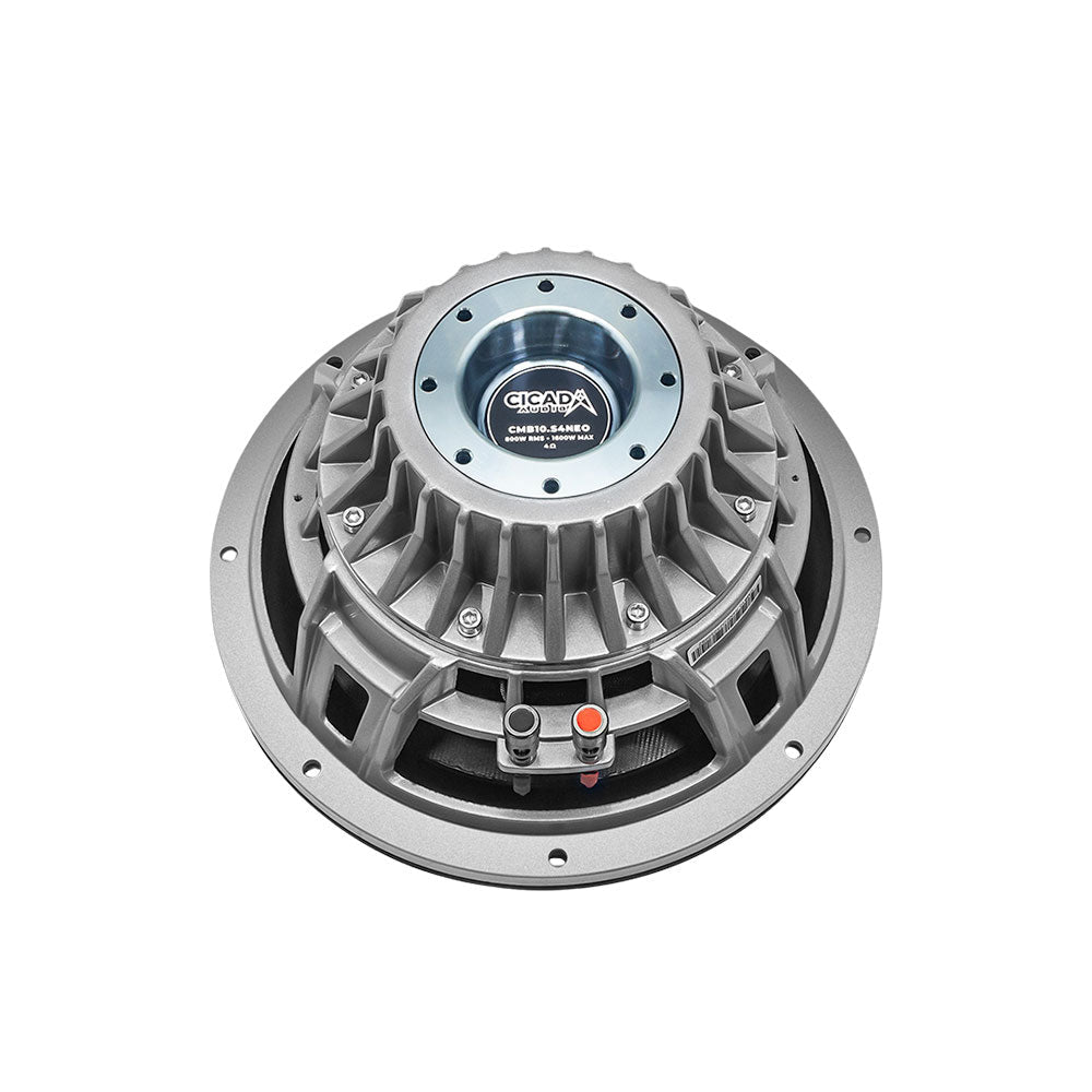 Cicada Audio CMB10.S4NEO — 10" Neodymium Motorcycle Mid-Bass Driver (4Ω, 800W RMS)