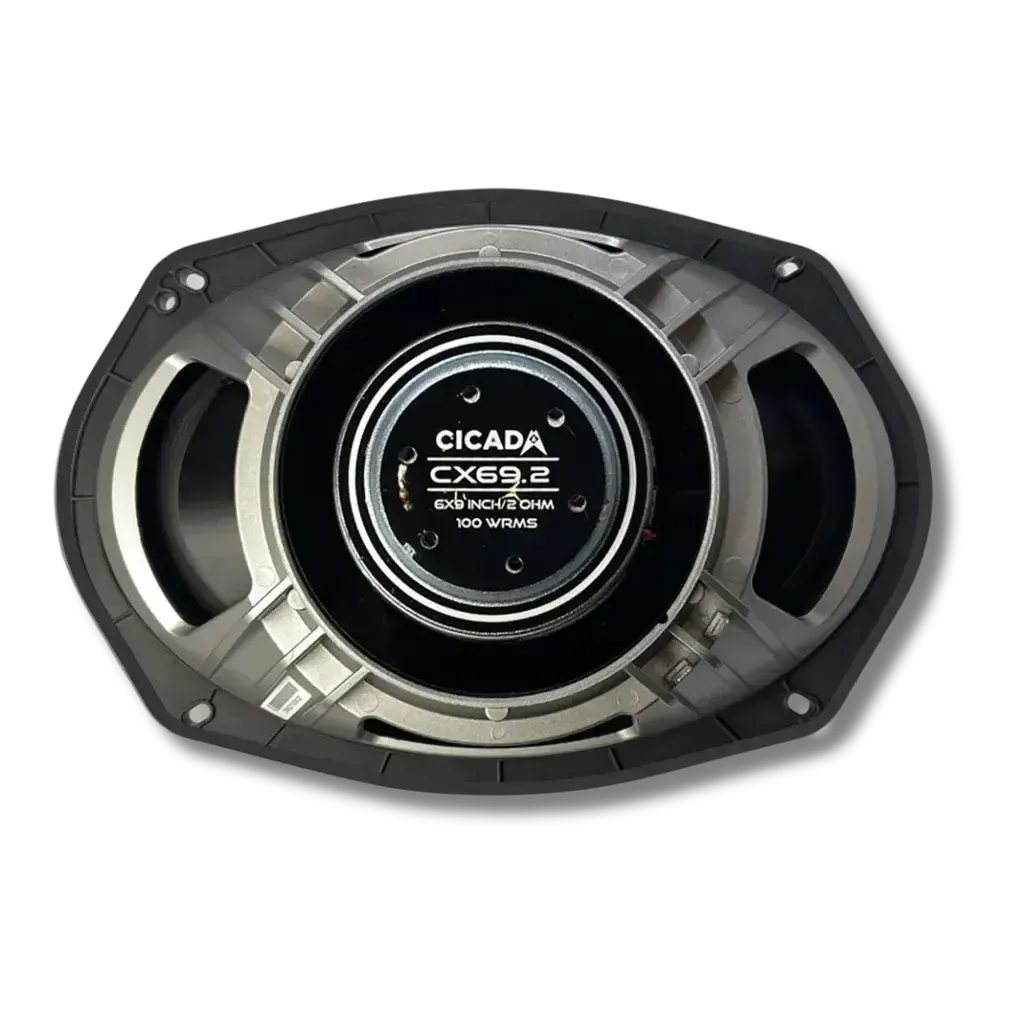 Cicada Audio CX69.2 — 6×9" 2Ω Coaxial Harley Saddlebag Speakers (Pair)