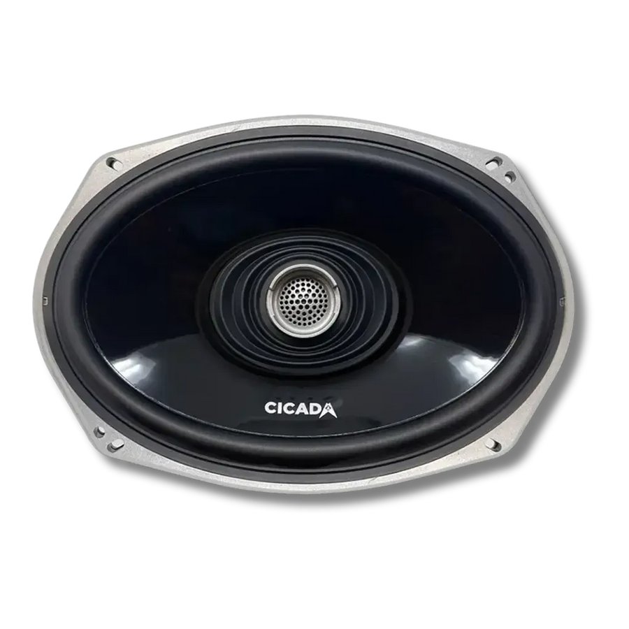 Cicada Audio CX69.2 — 6×9" 2Ω Coaxial Harley Saddlebag Speakers (Pair)