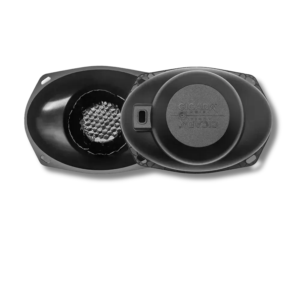 Cicada Audio CXK69.2 — 6×9" Mid-Bass Component Speaker Kit for 2014–2023 Harley Touring Saddlebag Builds (2Ω)