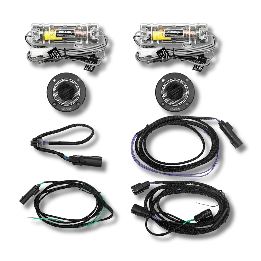 Cicada Audio CXK69.2 — 6×9" Motorcycle Component Speaker Kit for 2014–2023 Harley Touring Models (2Ω)