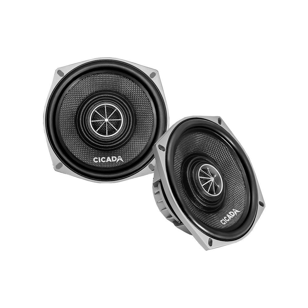 Cicada Audio CXX525.4 — 5.25" 4Ω Pro Coaxial Motorcycle Speakers (Pair)