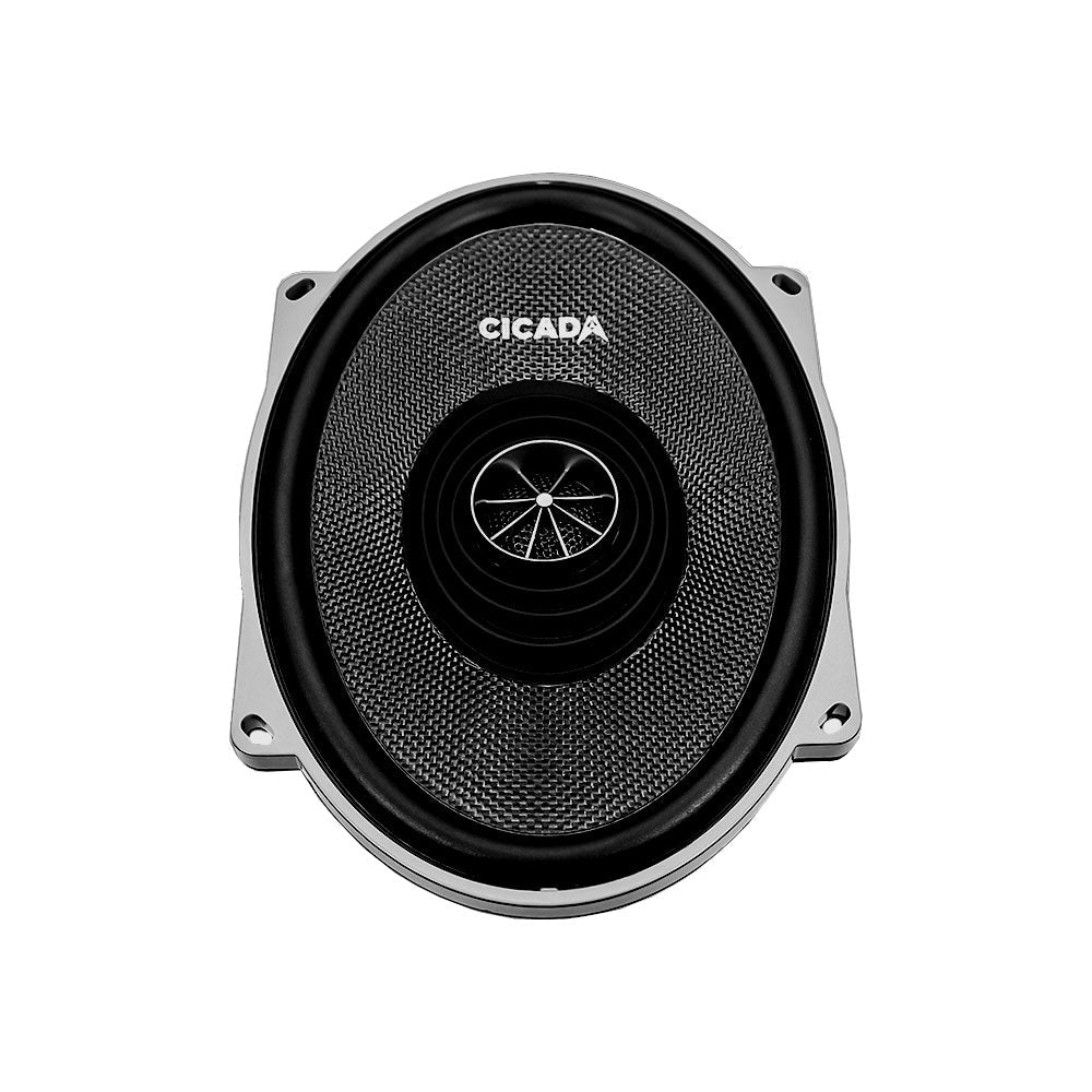 Cicada Audio CXX57.4 — 5×7" 4Ω Boom! II Bi-Amp Coaxial Harley Saddlebag Speakers (Pair)