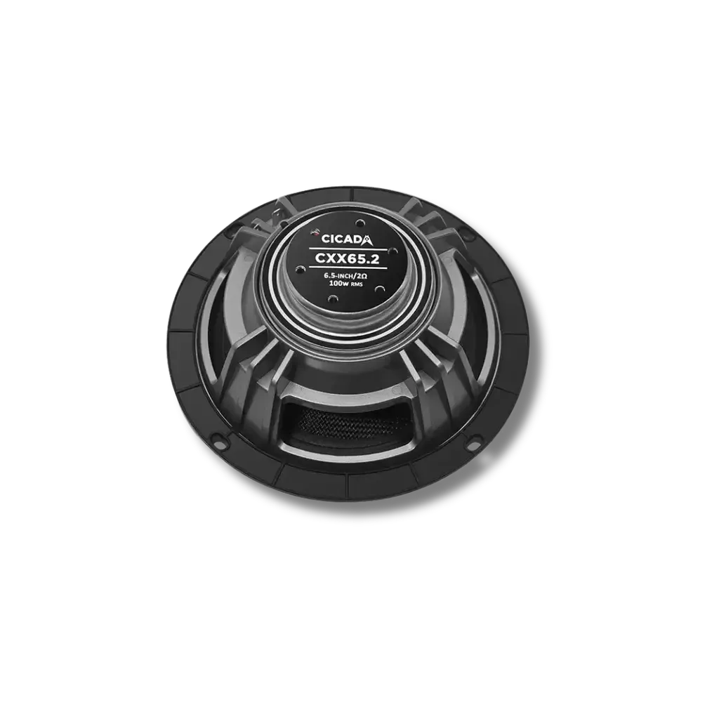 Cicada Audio CXX65.2 — 6.5" High-Performance Motorcycle Coaxial Speakers (2Ω)