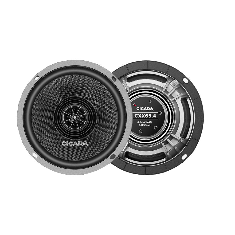 Cicada Audio CXX65.4 — 6.5" 4Ω Pro Coaxial Harley Fairing Speakers (Pair)