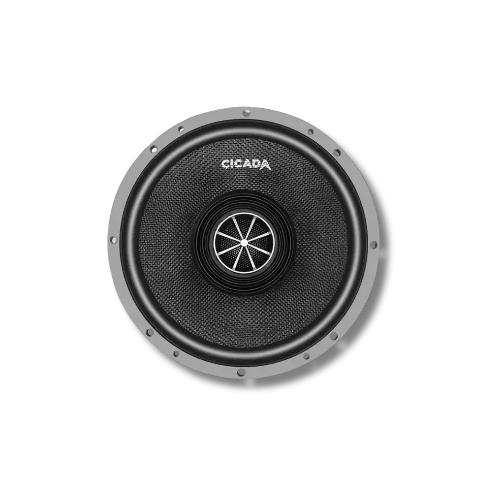 Cicada Audio CXX8.4 — 8" High-Output Motorcycle Coaxial Speakers (4Ω, 2" Voice Coil)
