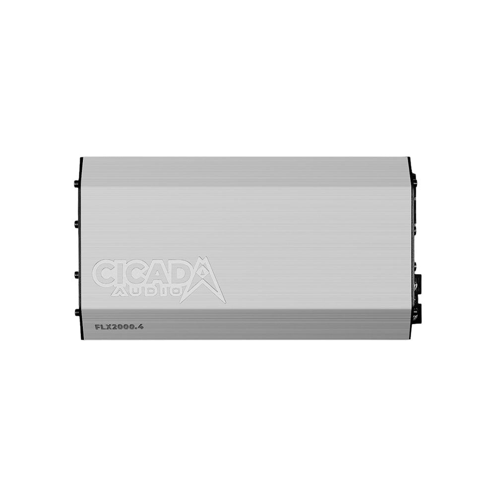 Cicada Audio FLX2000.4 — Ultra-High-Power 4-Channel Class-D Motorcycle Amplifier (2,000W RMS / 542W x4 @ 2Ω)