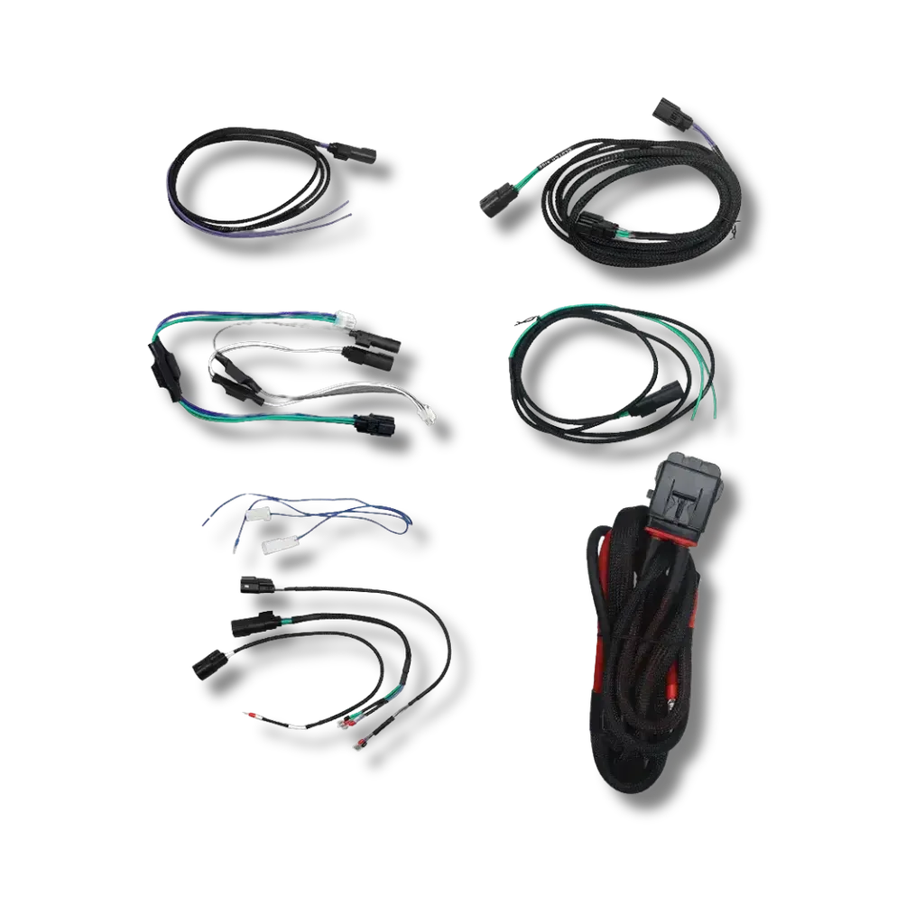Cicada Audio HDFLXPro4K — Harley-Davidson 4-Channel FLX Wiring Harness Kit with 4 AWG Power Wire
