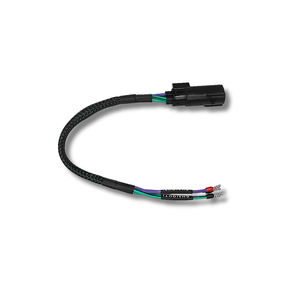 Cicada Audio HDFLXRO — H-D® Rear Speaker Output Harness for FLX Amplifiers