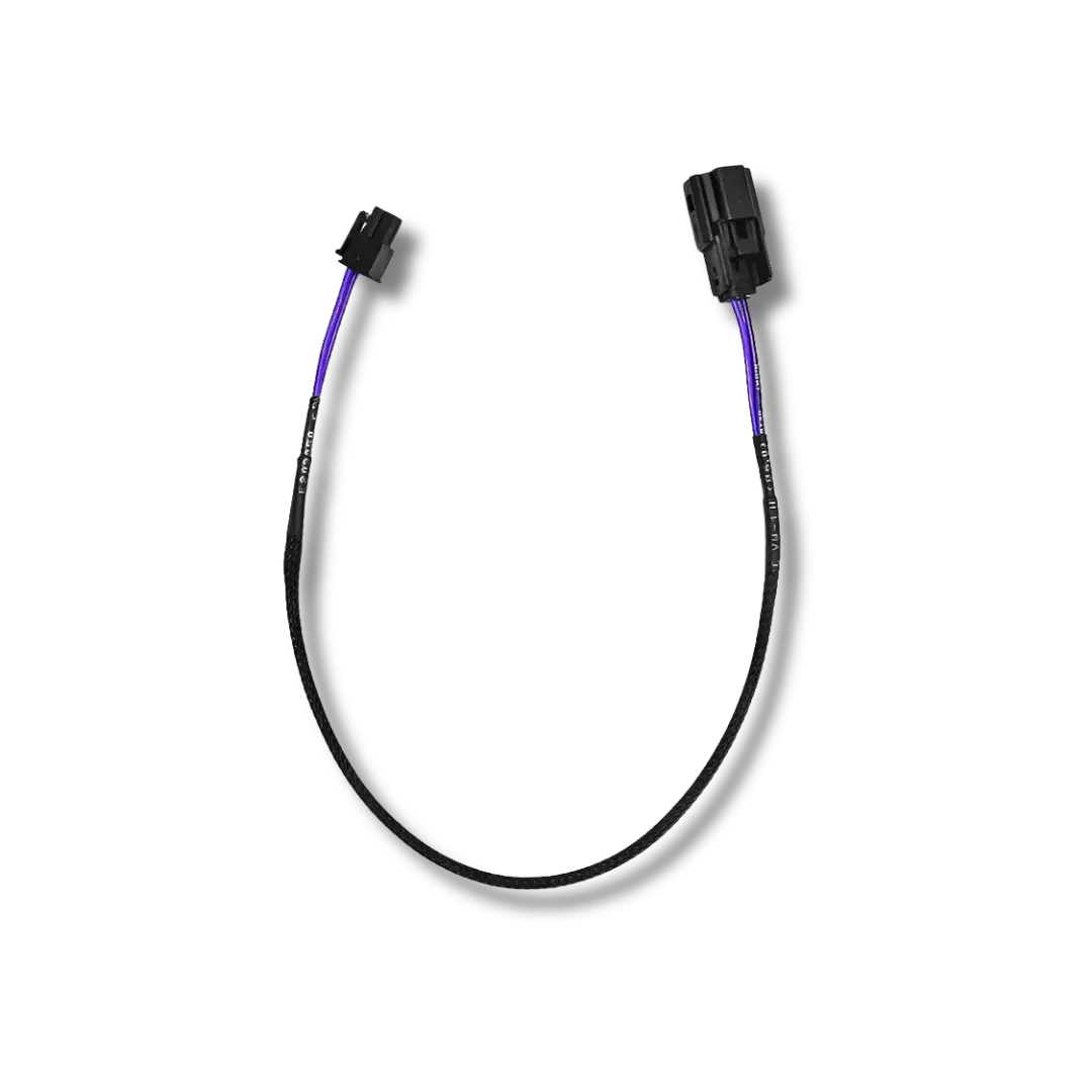 Cicada Audio HDFRBoM-1.5 — H-D Bridged Speaker Output Molex® Harness (1.5′, Stereo / Bridged)