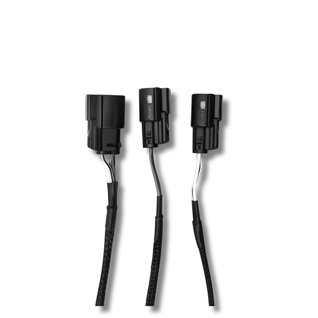 Cicada Audio HDFRBoM-8 — H-D Bridged Speaker Output Molex® Harness (8′, Stereo / Bridged)