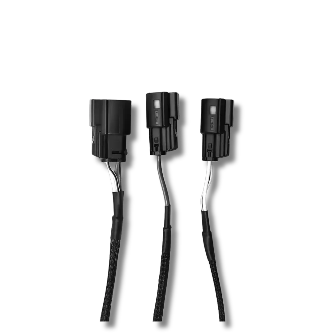 Cicada Audio HDFRBoM-8 — H-D Bridged Speaker Output Molex® Harness (8′, Stereo / Bridged)