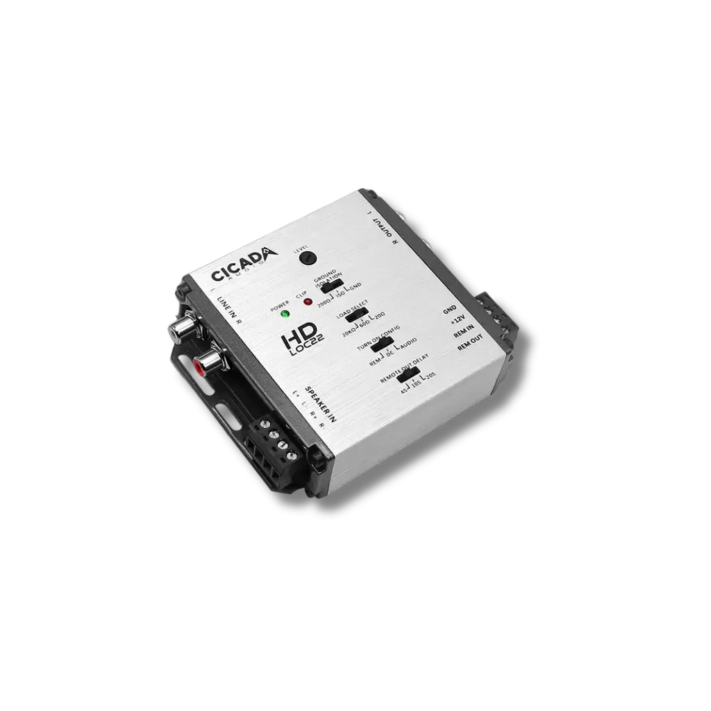 Cicada Audio HDLOC-MAX2 High Output 2-Channel Line Output Converter (2014+ Harley Radios)