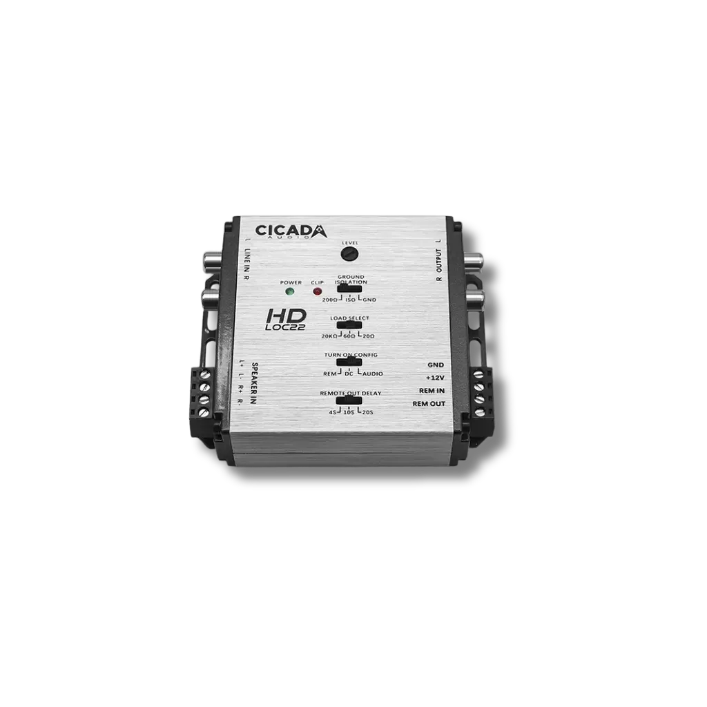 Cicada Audio HDLOC-MAX2 High Output 2-Channel Line Output Converter (2014+ Harley Radios)