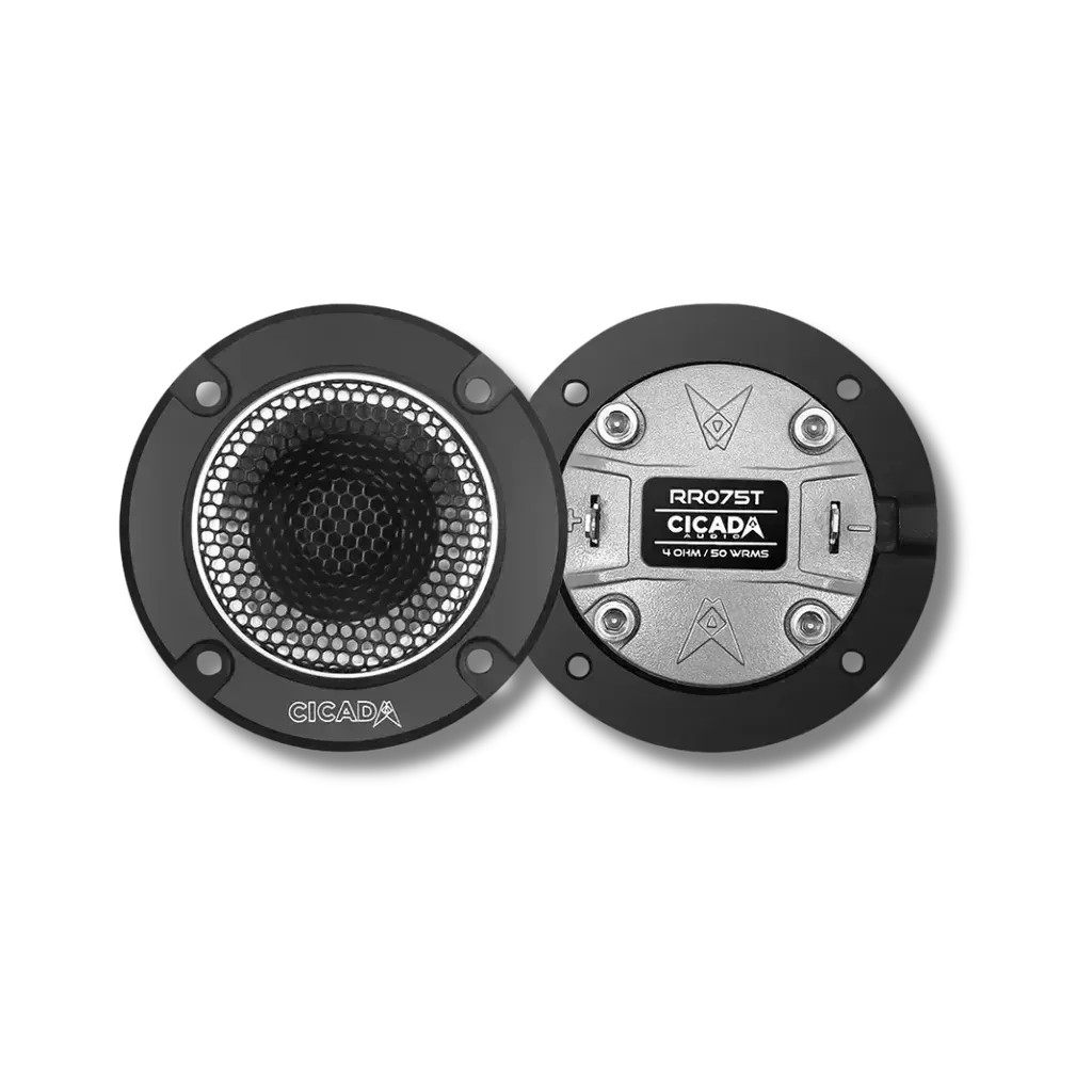 Cicada Audio RR075T — 1" Shallow Ring Radiator Horn Tweeter Pair (4Ω)