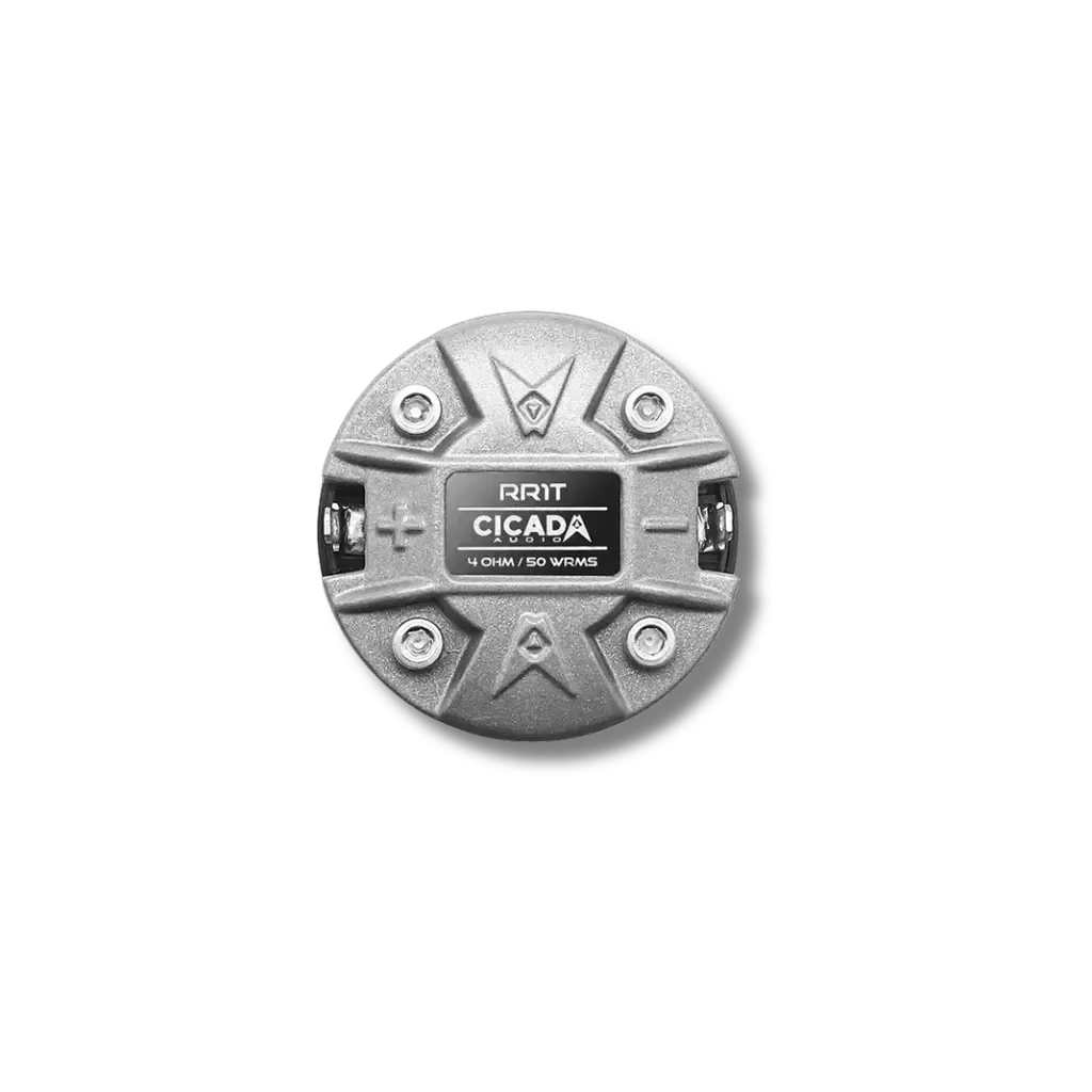 Cicada Audio RR1T – 1" Aluminium Short Horn Tweeter Pair (4Ω)