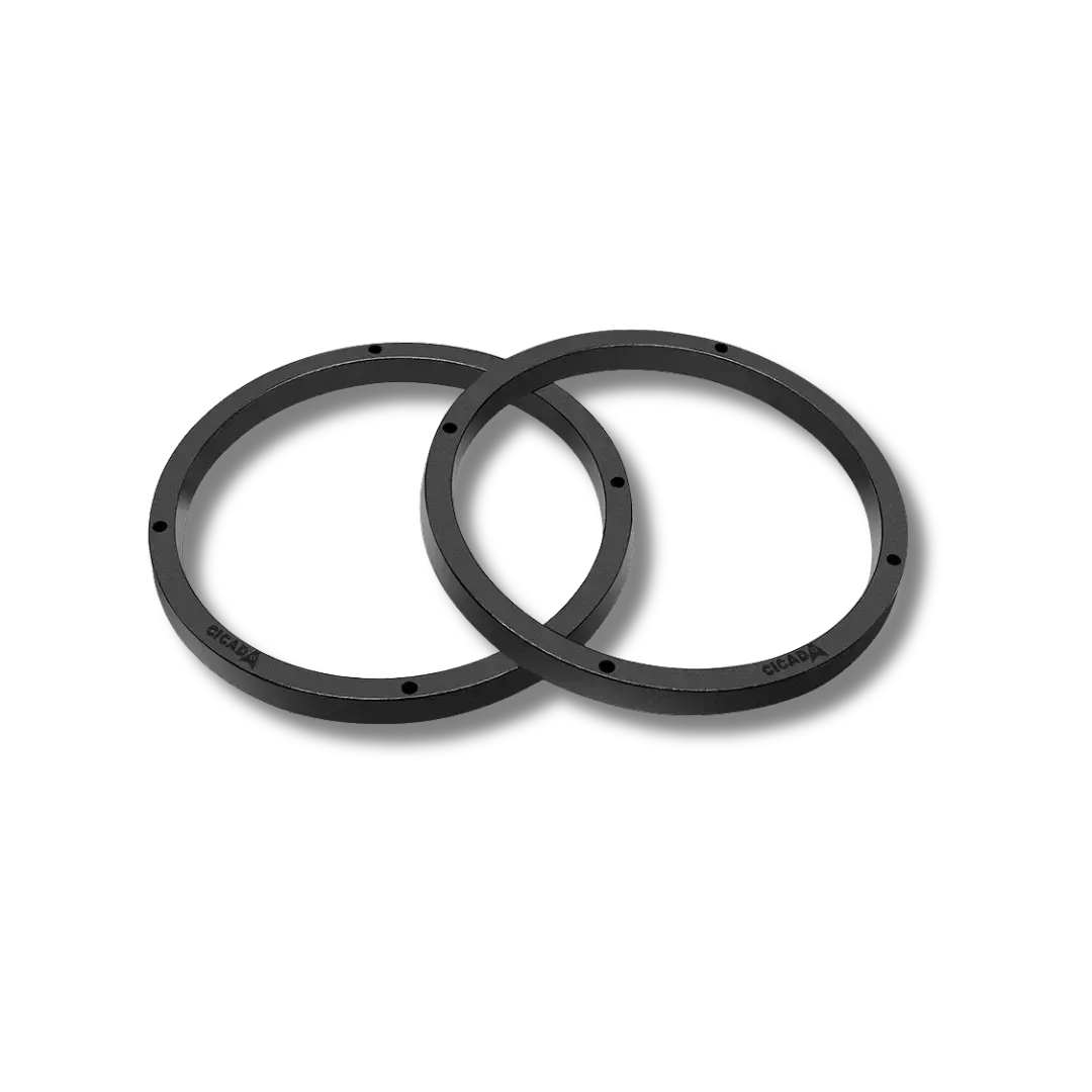 Cicada Audio SPACER65-05 — 6.5″ Speaker Spacer Rings (1/2″ Depth, Pair)