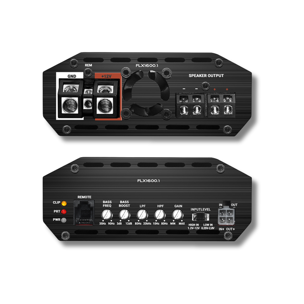 Cicada Audio FLX1600.1 1-channel Class-D motorcycle subwoofer amplifier for Harley-Davidson