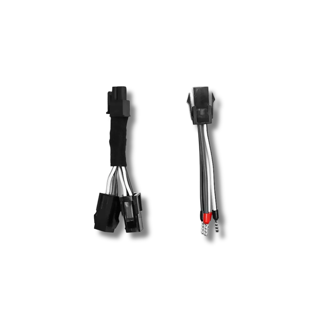 H-D® Front Output "Y" Spliter with Lower Speaker Wire Extensions