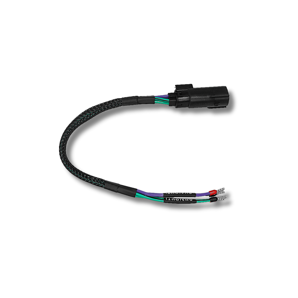 Cicada Audio HDFLXRO — H-D® Rear Speaker Output Harness for FLX Amplifiers