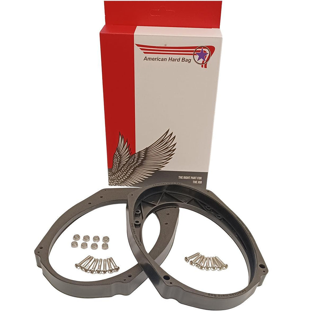 Harley 5×7 to 6×9 Speaker Adapter Kit for Saddlebag Lids – 1998–2013
