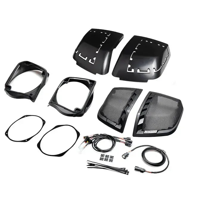 Hertz HD14H – 6×9" Saddlebag Speaker Cut-In Kit – Harley-Davidson 2014–2023