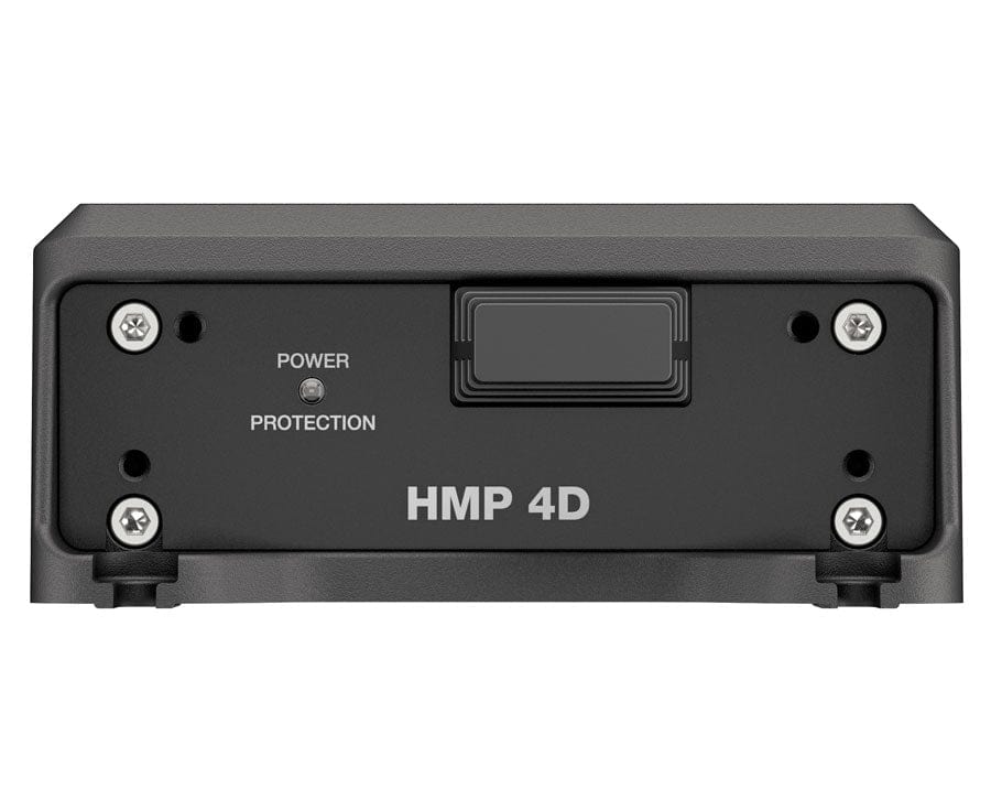 Hertz HMP4D — Compact 4-Channel Class-D Motorcycle Amplifier (260W RMS / 65W x4 @ 2Ω)