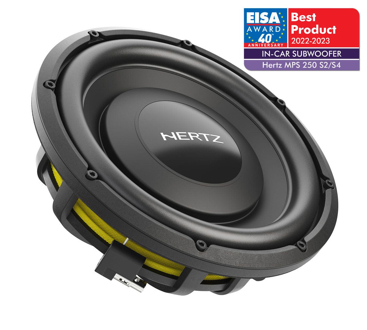 Hertz MPS 250 S4 – 10" Shallow Subwoofer (4-Ohm)