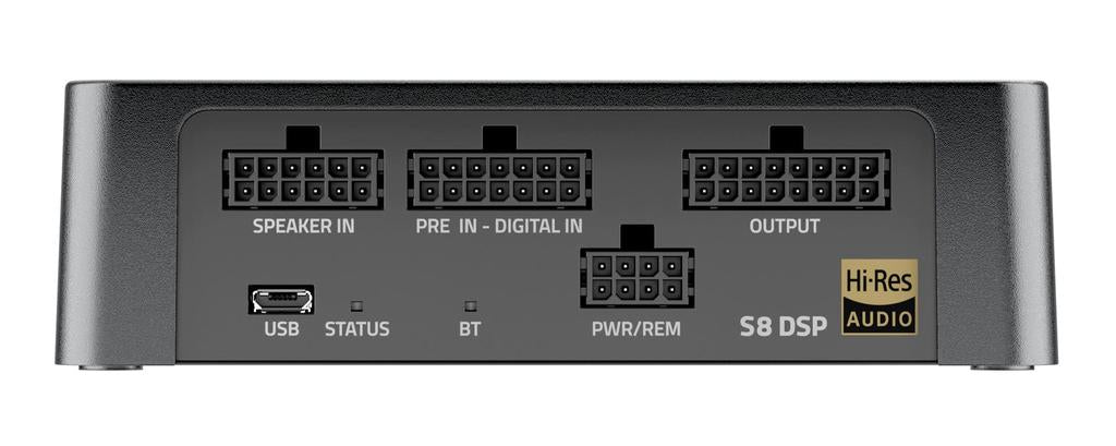Hertz S8 DSP Ultra-Compact 8-Channel Motorcycle Digital Signal Processor