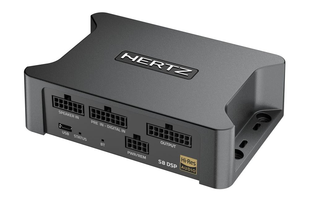 Hertz S8 DSP Ultra-Compact 8-Channel Motorcycle Digital Signal Processor