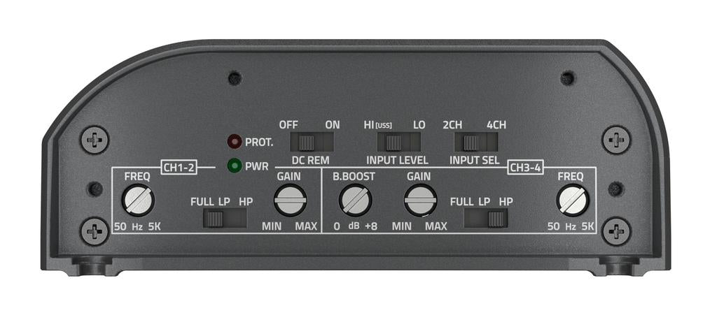 Hertz SP4.500 — Advanced 4-Channel Class-D Motorcycle Amplifier (520W RMS / 130W x4 @ 2Ω)