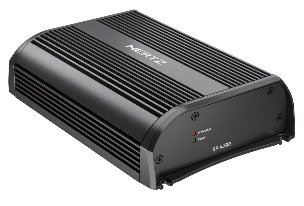 Hertz SP4.500 — Advanced 4-Channel Class-D Motorcycle Amplifier (520W RMS / 130W x4 @ 2Ω)