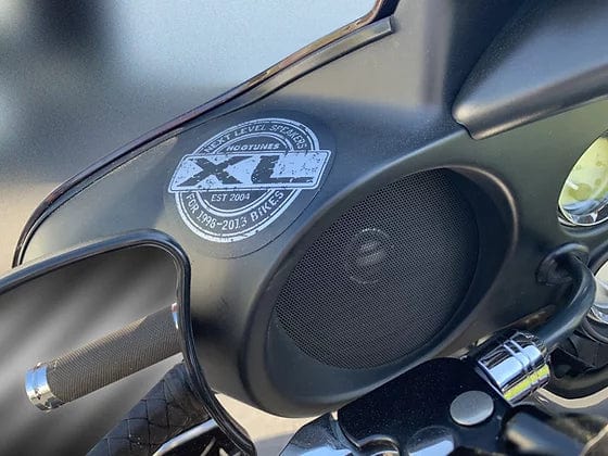 Hogtunes 225-SG-KIT-XL – REV 225-RM Amp & XL 6.5" Front Speaker Kit for Street Glide (2014–2023)