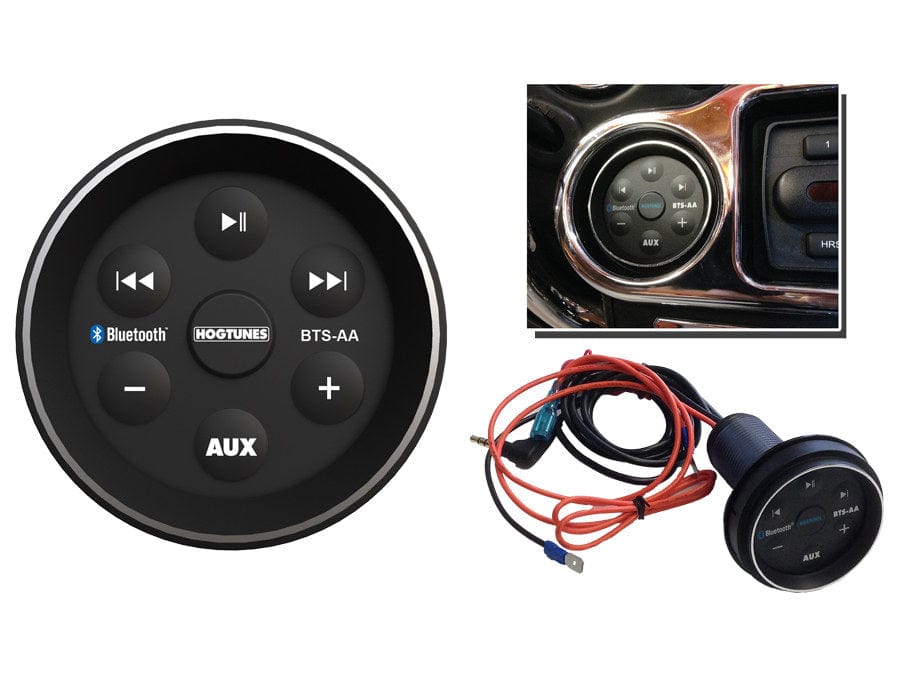Hogtunes BTS-AA – Wireless Bluetooth Receiver for Harley Touring (1998–2013)