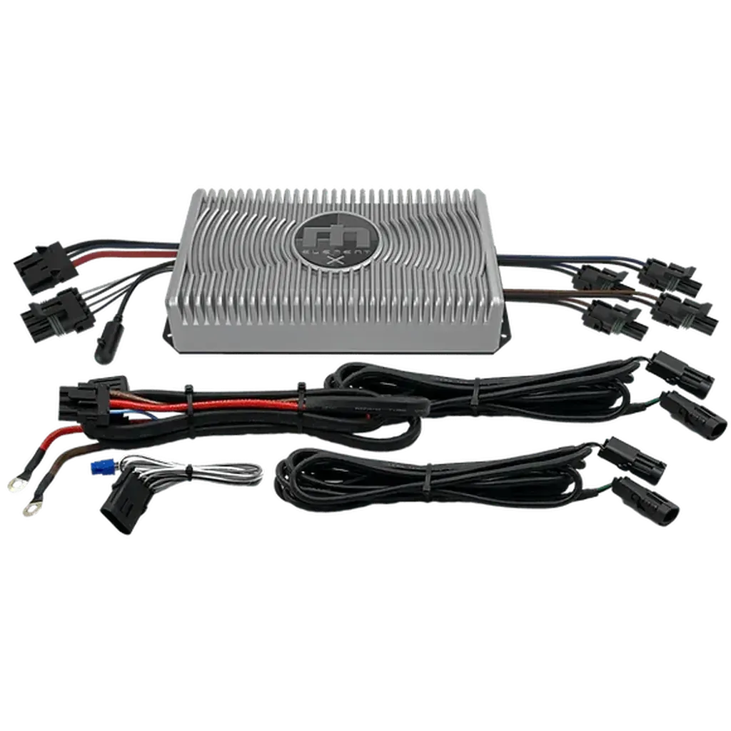 Hogtunes Element X — All-Weather 2-Channel Class-D UTV / Powersports Amplifier (150W RMS)