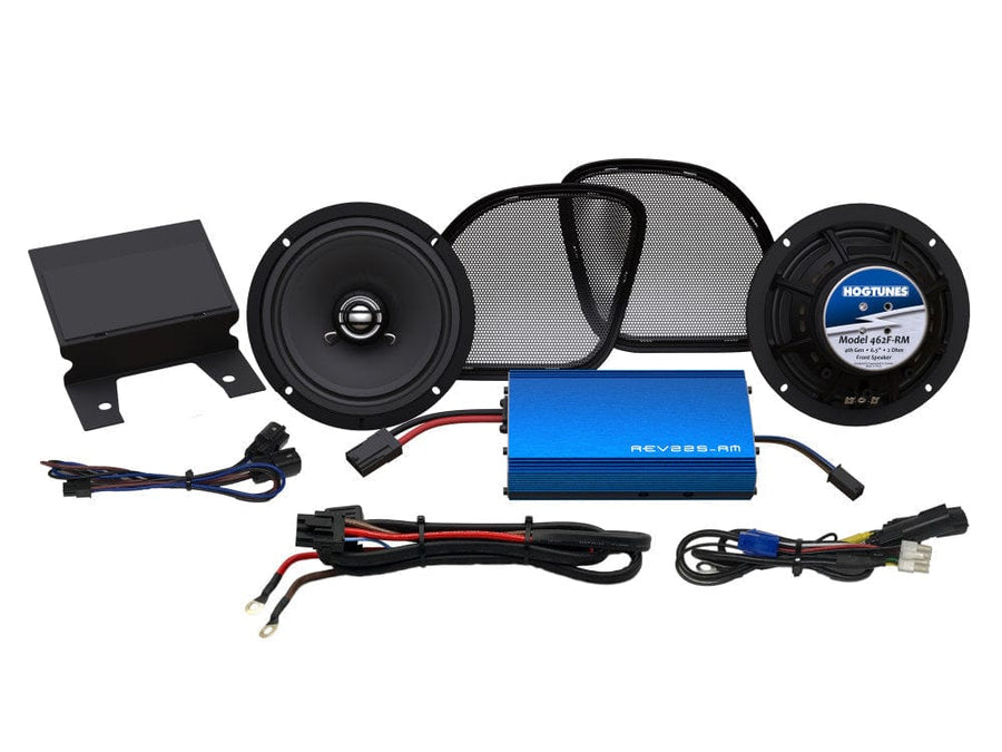 Hogtunes G4-RG-RM – QC 225-RM Amp & G4 6.5" Front Speaker Kit for Road Glide (2015–2023)
