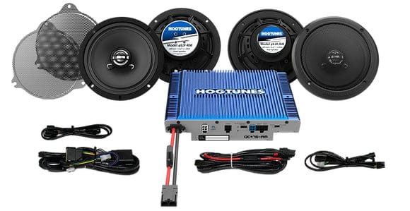 Hogtunes QC ULTRA 4-RM – QC 225-RM 4-Channel Amp & 6.5" Front + Rear Speaker Kit (Ultra 2014–2023)