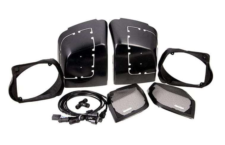 Precision Power HD13.SBS – 6×9" Saddlebag Lid Cut Kit with Grilles for 1998–2013 Harley-Davidson® Touring