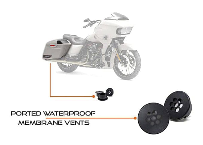Precision Power HD14.SBW | Powered Saddlebag Subwoofer Kit for 2014+ Harley-Davidson Touring
