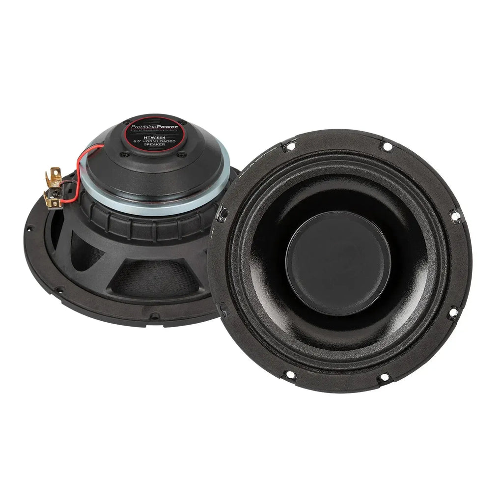 Precision Power HTW.654 – 6.5" 4-Ohm Weather-Resistant Horn-Loaded Motorcycle Speakers