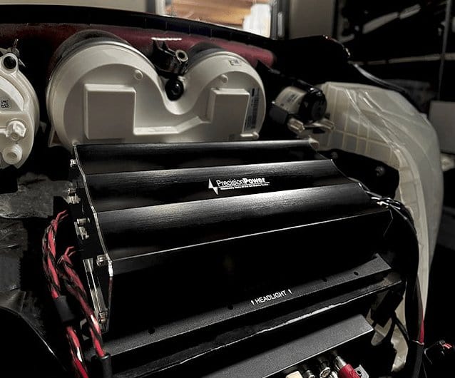 Precision Power MAA4.400 – 600W 4-Channel Class D Mini Amplifier for 1998–2023 Harley-Davidson Motorcycles