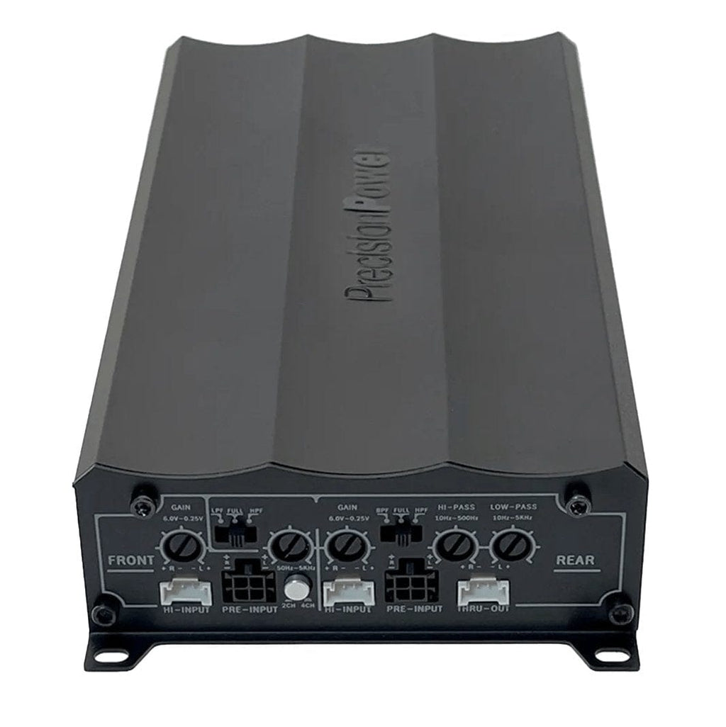 Precision Power MAA4.400 — Mini 4-Channel Class-D Amplifier for 1998–2023 Harley-Davidson Motorcycles (600W RMS / 150W x4 @ 2Ω)