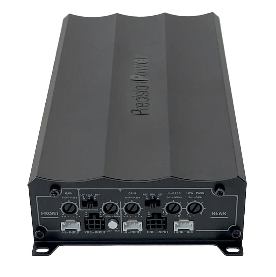 Precision Power MAA4.400 — Mini 4-Channel Class-D Amplifier for 1998–2023 Harley-Davidson Motorcycles (600W RMS / 150W x4 @ 2Ω)